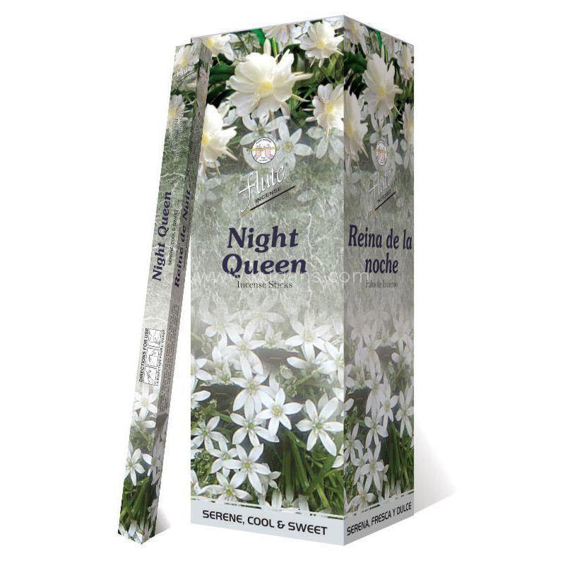 Flute Incense Night Queen 6 Pk - 120 Sticks