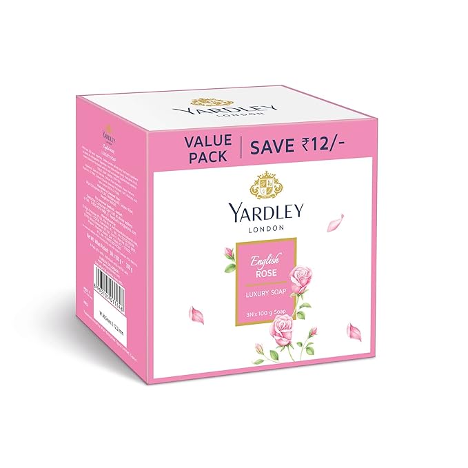 Yardley London English Rose Soap - 100 Gm (3.5 Oz)