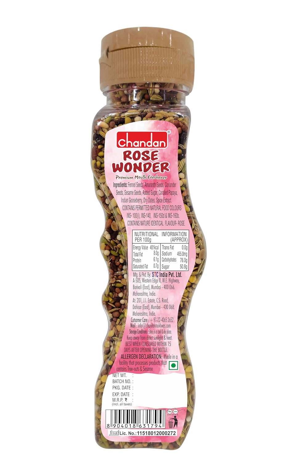 Chandan Rose Wonder - 160 Gm (5.54 Oz)