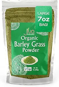 Jiva Organics Organic Barely Grass Powder- 200 Gm (7 Oz)
