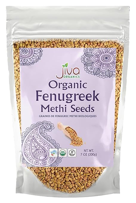 Jiva Organics Organic Methi Seed - 200 Gm (7 Oz)