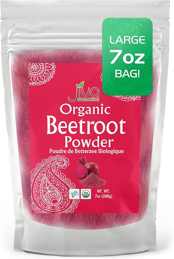 Jiva Organics Organic Beetroot Powder - 200 Gm (7 Oz)