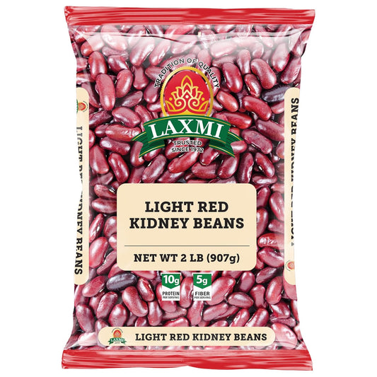Laxmi Rajma Red Kidney Beans Light - 2 Lb (907 Gm)