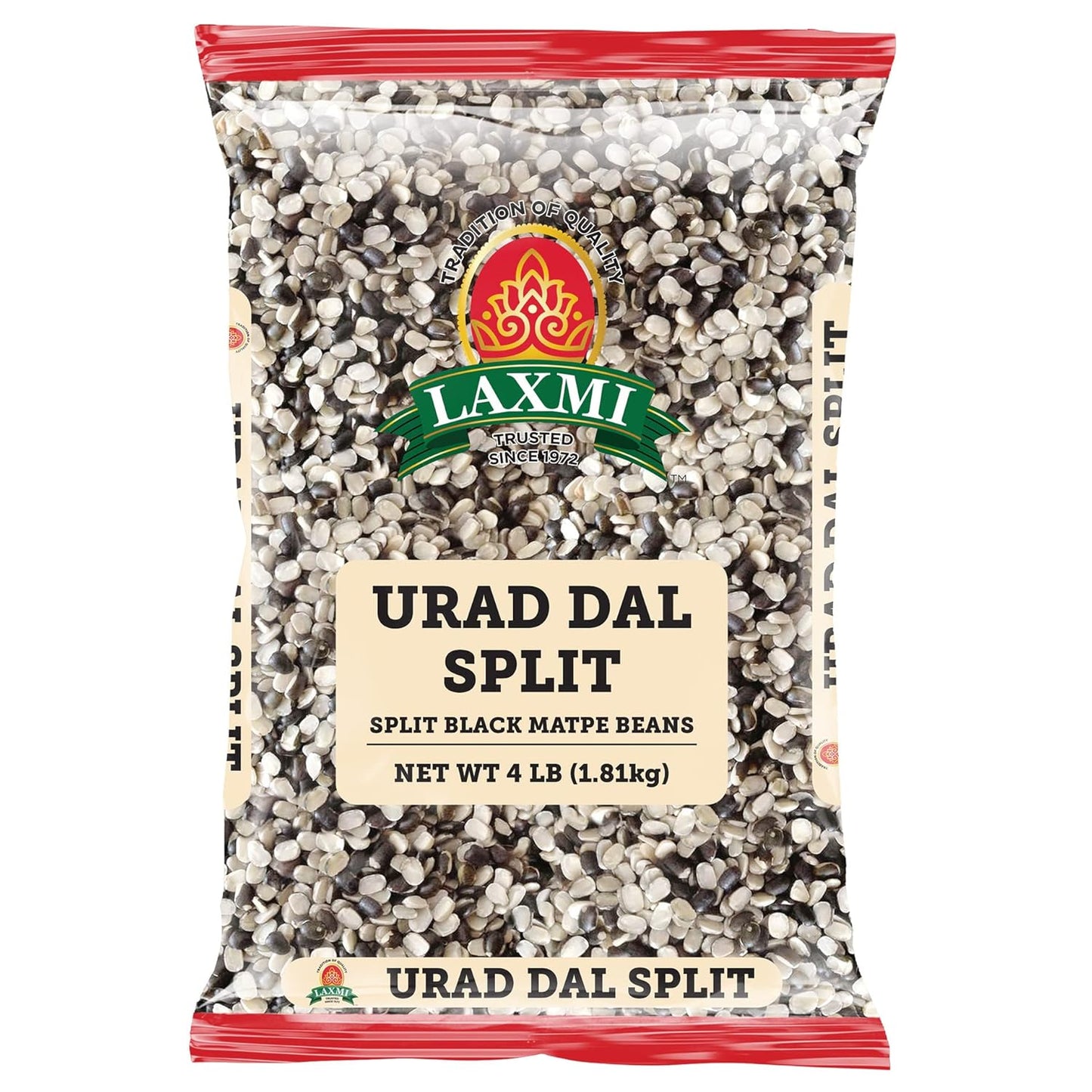 Laxmi Urad Dal Split - 4 Lb (1.8 Kg)