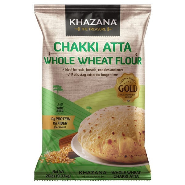 Khazana Chakki Atta - 20 Lb