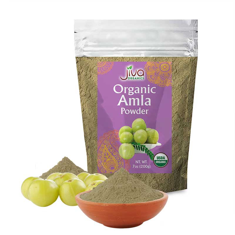 Jiva Organics Organic Amla Powder - 7 Oz (200 Gm)