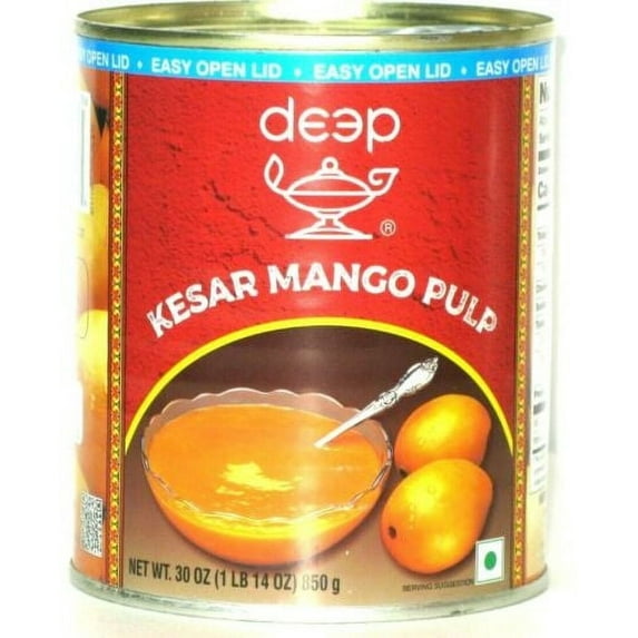 Deep Kesar Mango Pulp - 850 Gm (1.87 Lb)