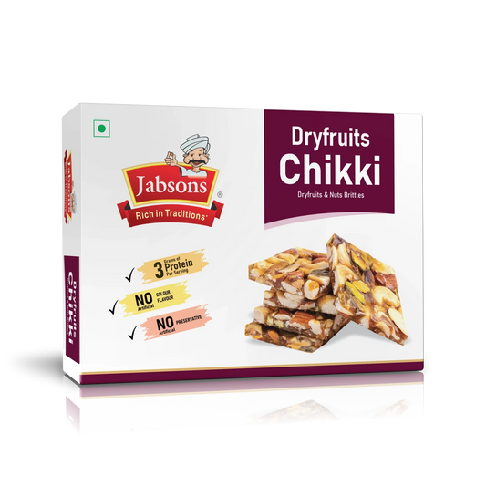 Jabsons Dryfruits Chikki - 350 Gm (12.34 Oz)