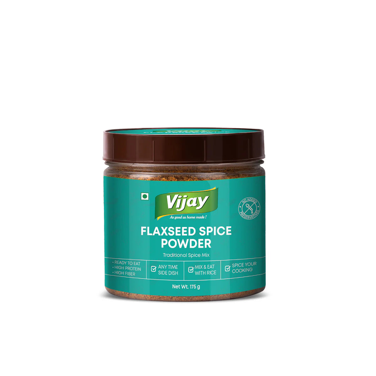 Vijay Flaxseed Spice Powder.- 175 Gm
