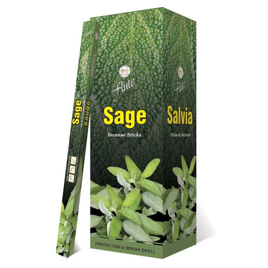 Flute Incense Sage 6 Pk - 120 Sticks