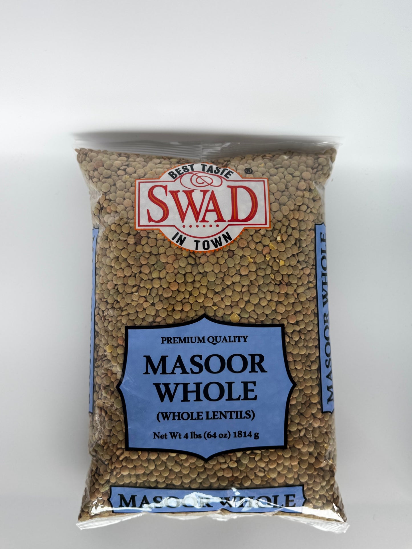 Swad Masoor Whole - 4 Lb (1814 Gm)