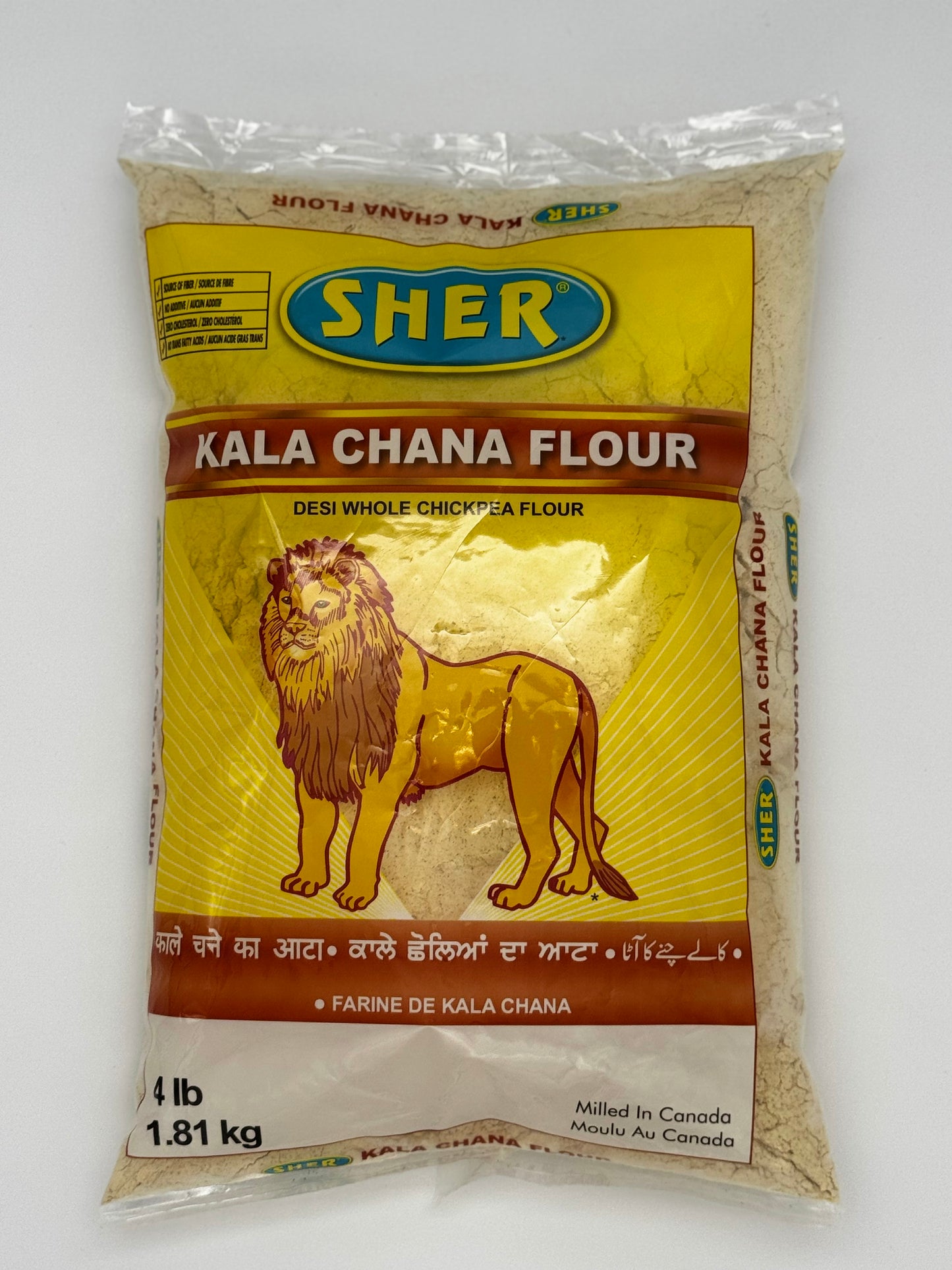 Sher Kala Chana Flour - 4 Lb (1.81 Kg)