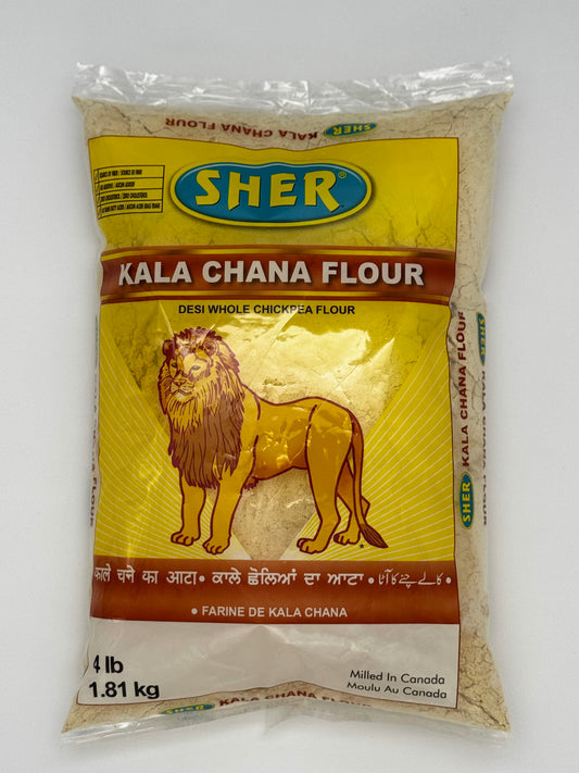 Sher Kala Chana Flour - 4 Lb (1.81 Kg)