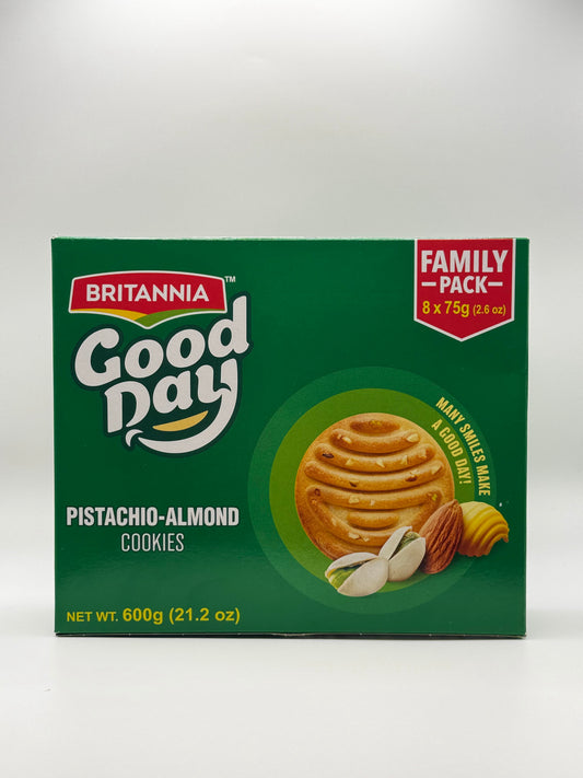 Britannia Good Day Pistachio Almond Cookies Family Pack - 600 Gm