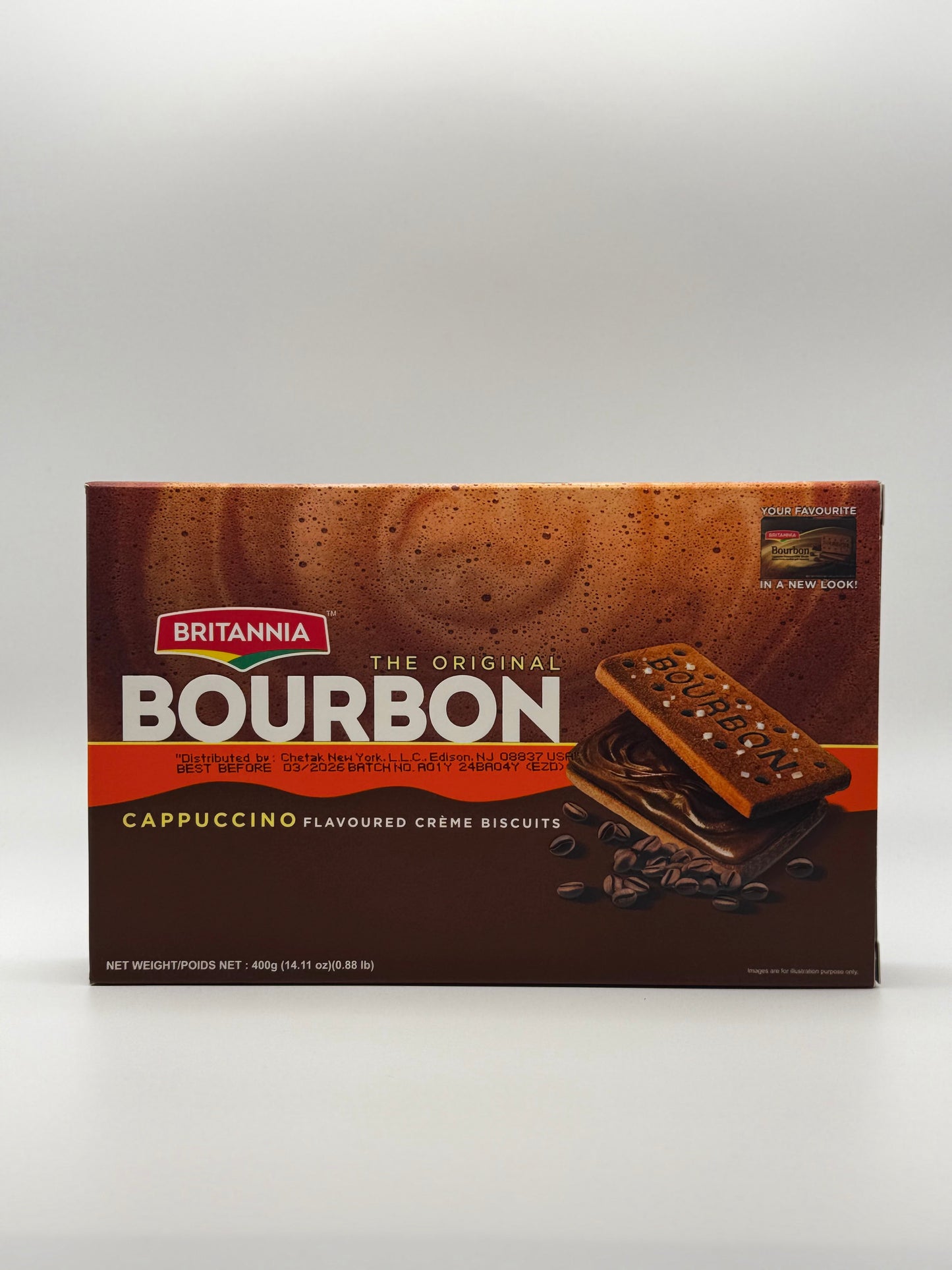 Britannia Bourbon Cappuccino  - 400 Gm (14.11 Oz)
