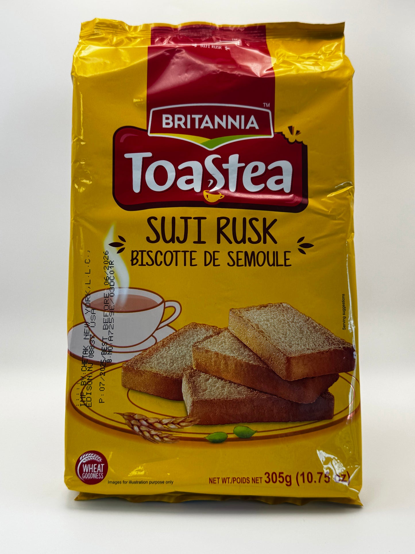Britannia Toastea Suji Rusk - 305 Gm (10.75 Oz)