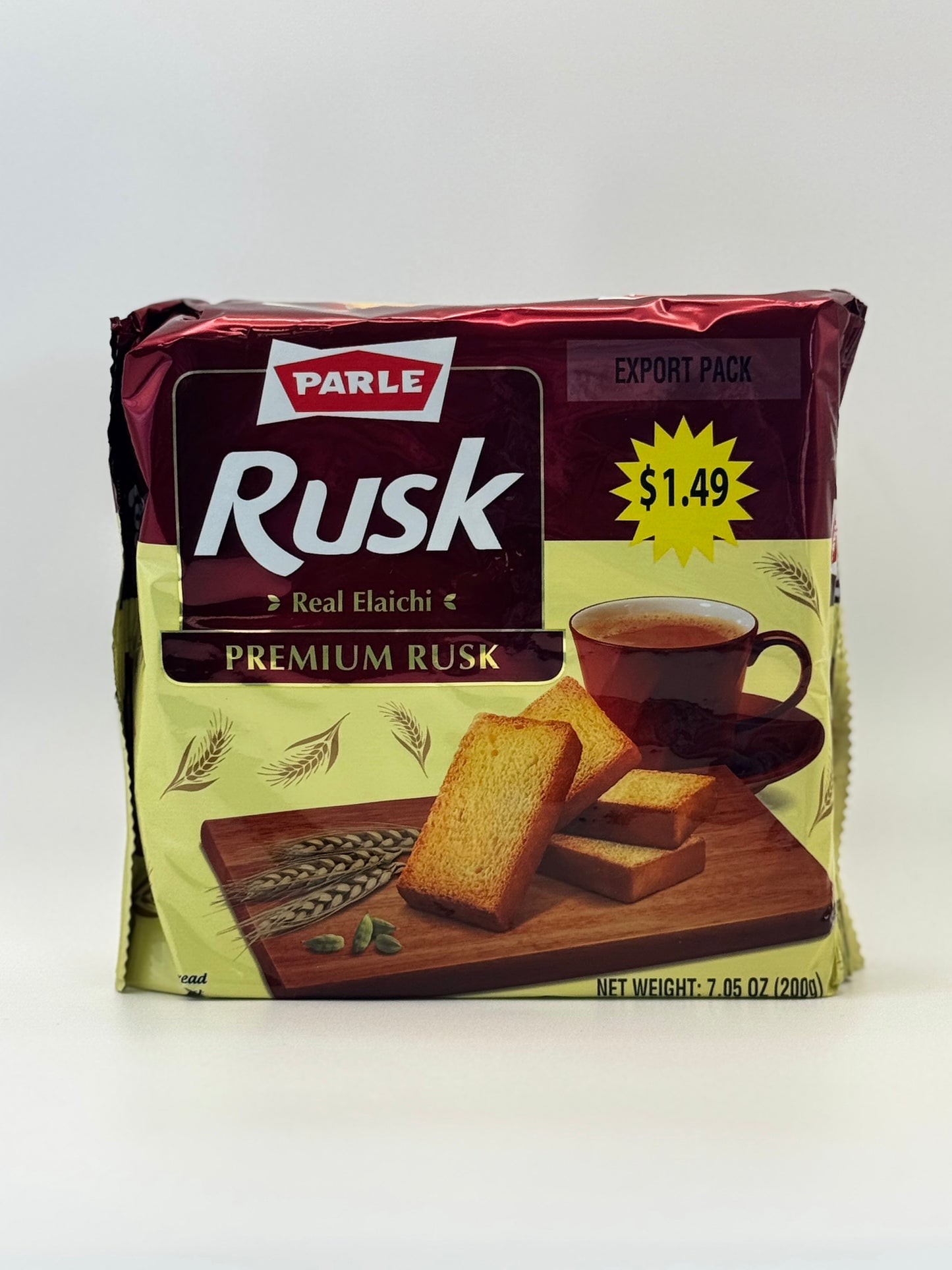 Parle Rusk Real Elaichi - 200 Gm (7.05 Oz)