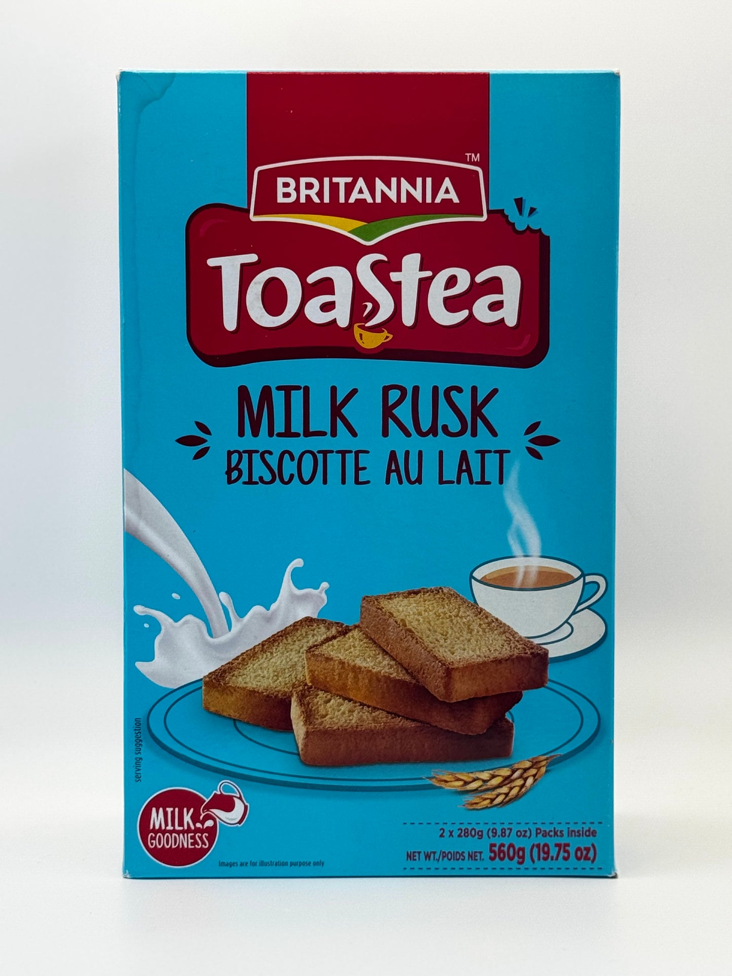 Britannia Toastea Milk Rusk - 560 Gm (19.75 Oz)
