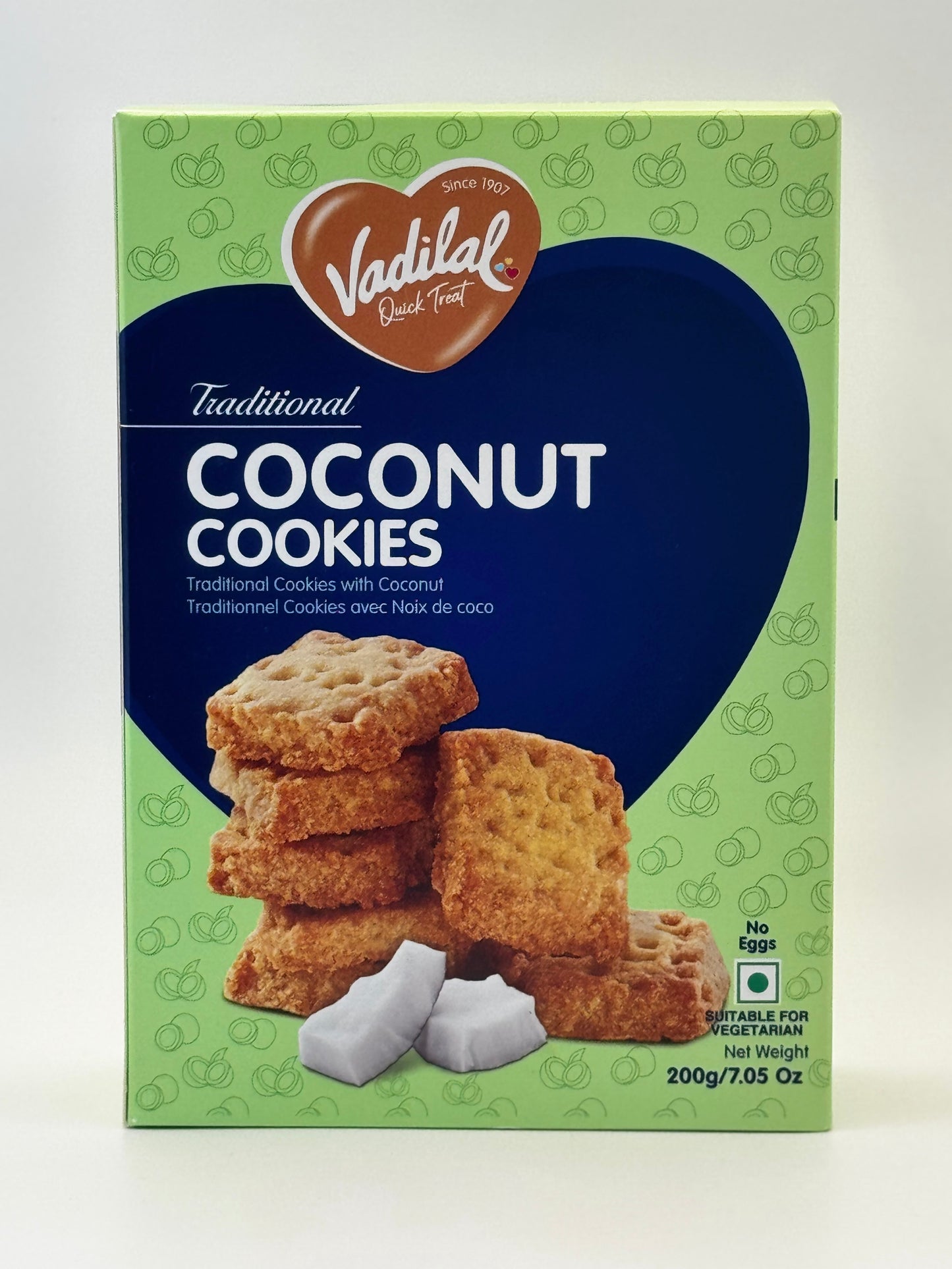Vadilal Coconut Cookies - 200 Gm (7 Oz)