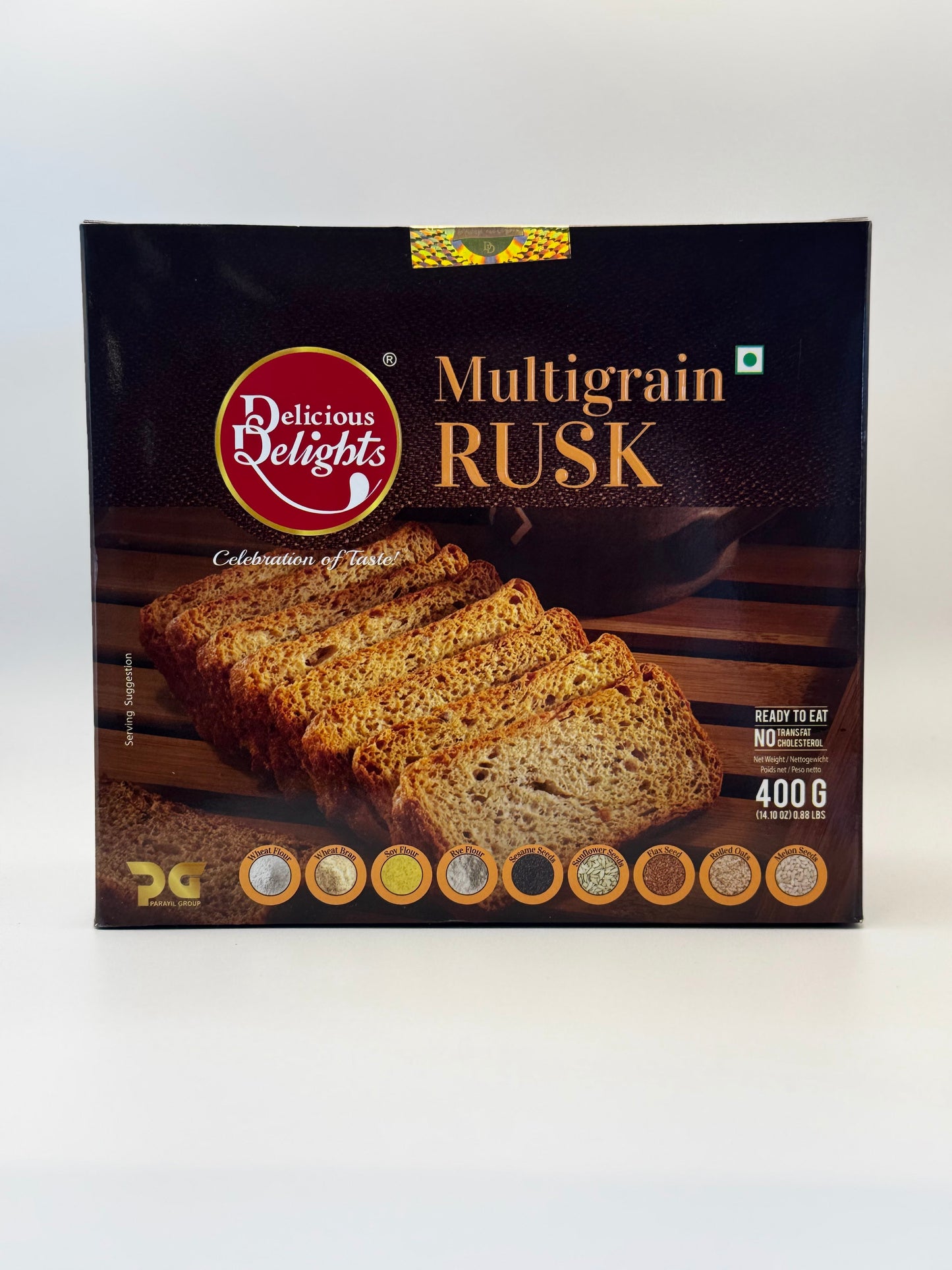 Delicious Delights Multigrain Rusk - 400 Gm