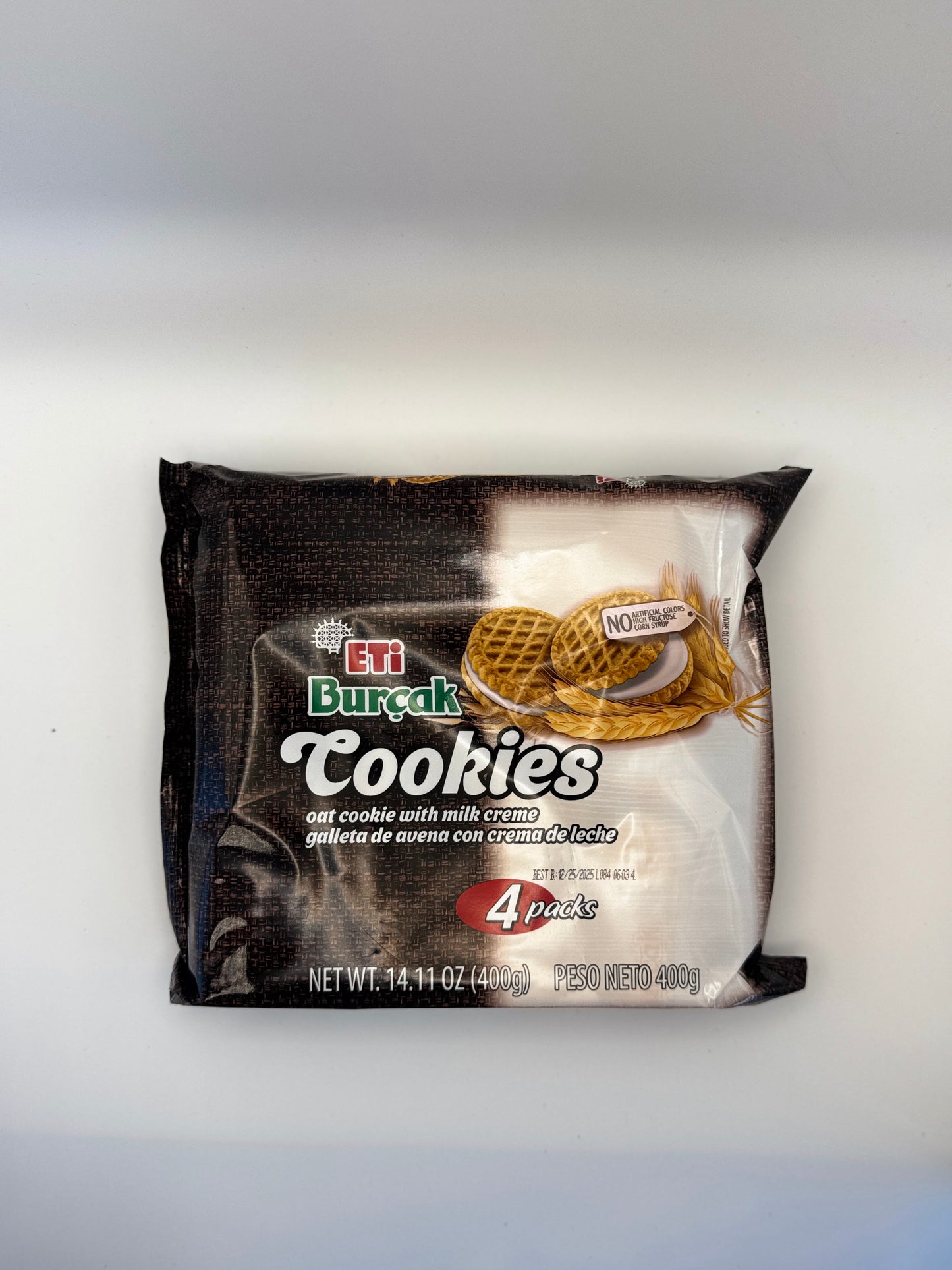 Eti Burcak Oat Cookie W/ Milk Cream- 400 Gm