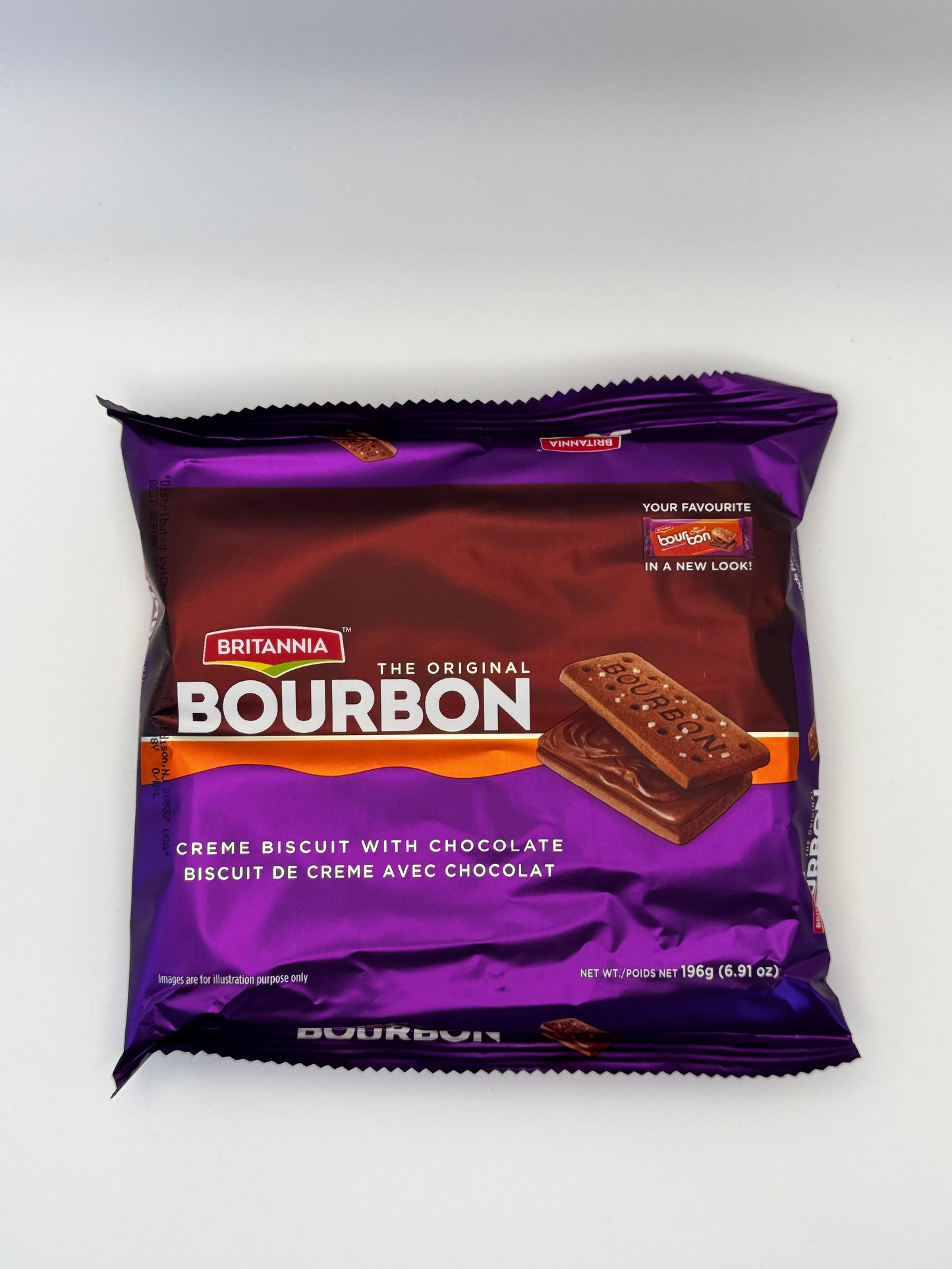 Britannia Bourbon Coco Kreme Biscuits - 196 Gm (6.91 Oz)