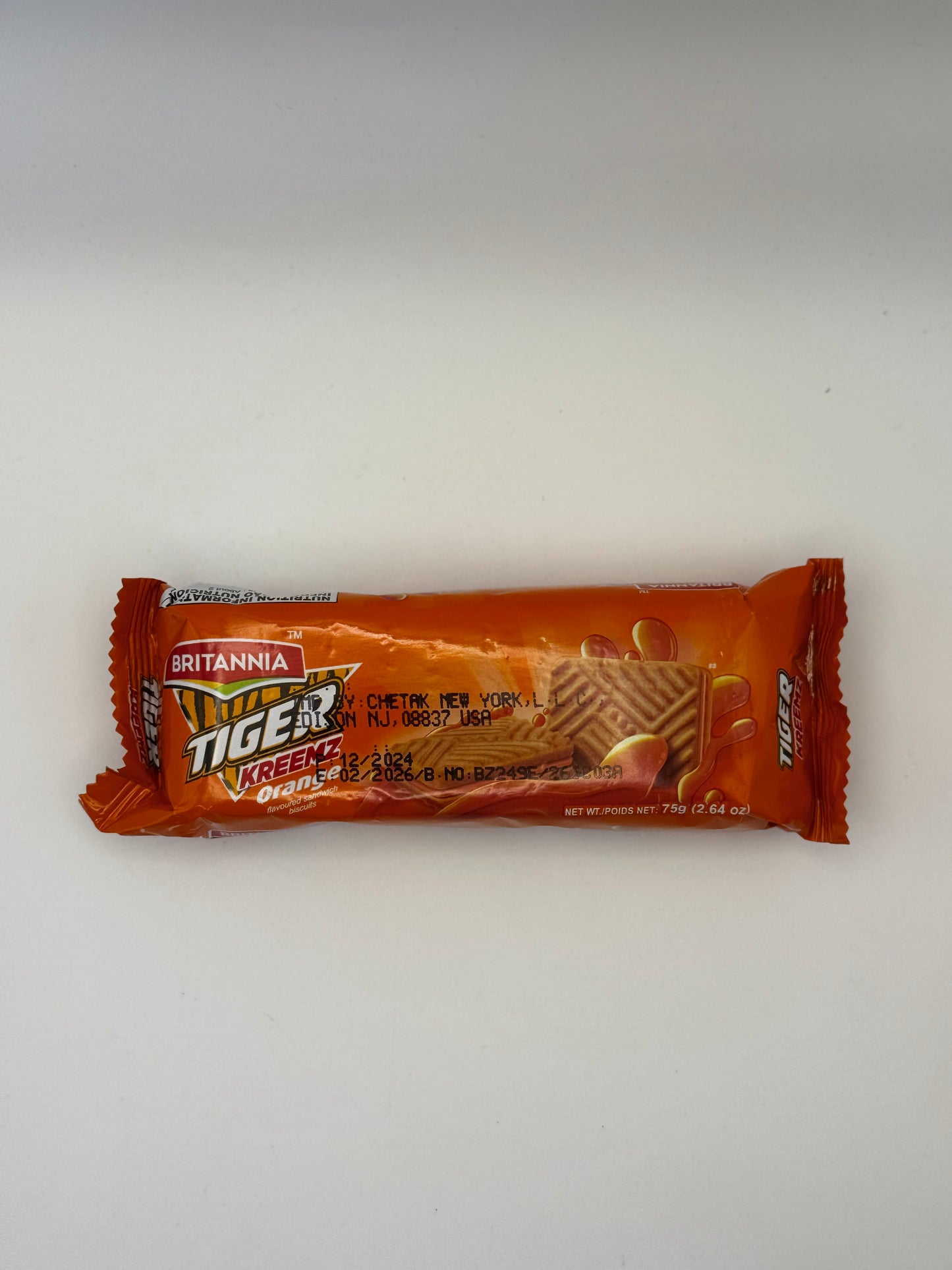 Britannia Tiger Kreemz Orange-75 Gm