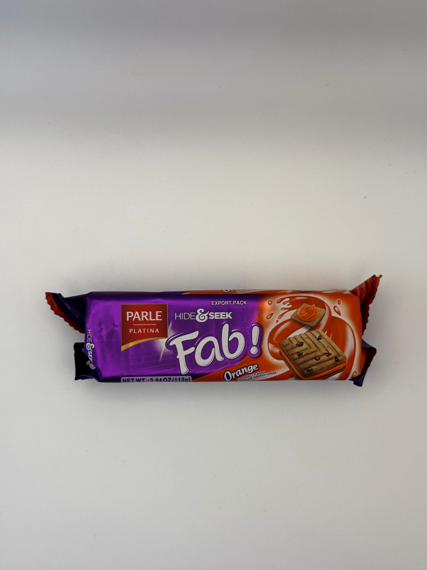 Parle Hide & Seek Fab Orange - 112 Gm (3.98 Oz)