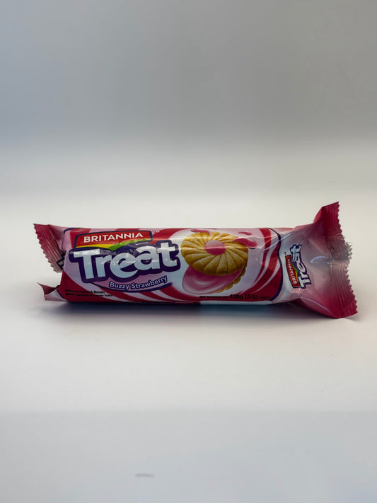 Britannia Treat Buzzy Strawberry - 120 Gm (4.2 Oz)