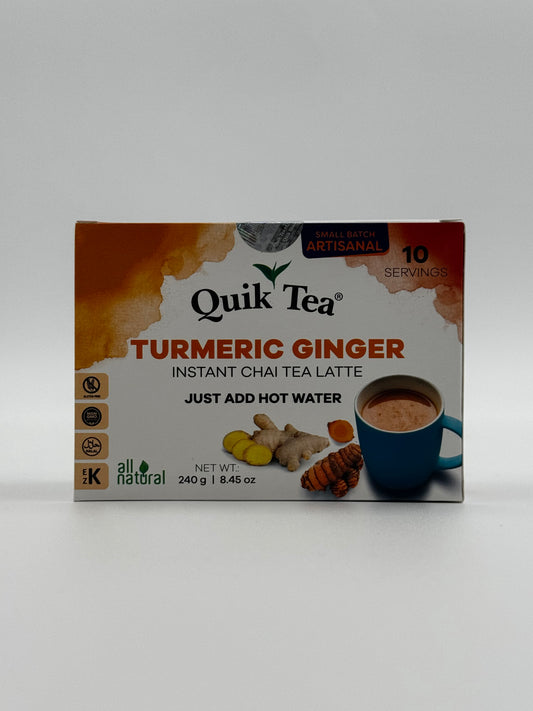Quik Tea Turmeric Ginger Chai Latte - 240 Gm (8.5 Oz)