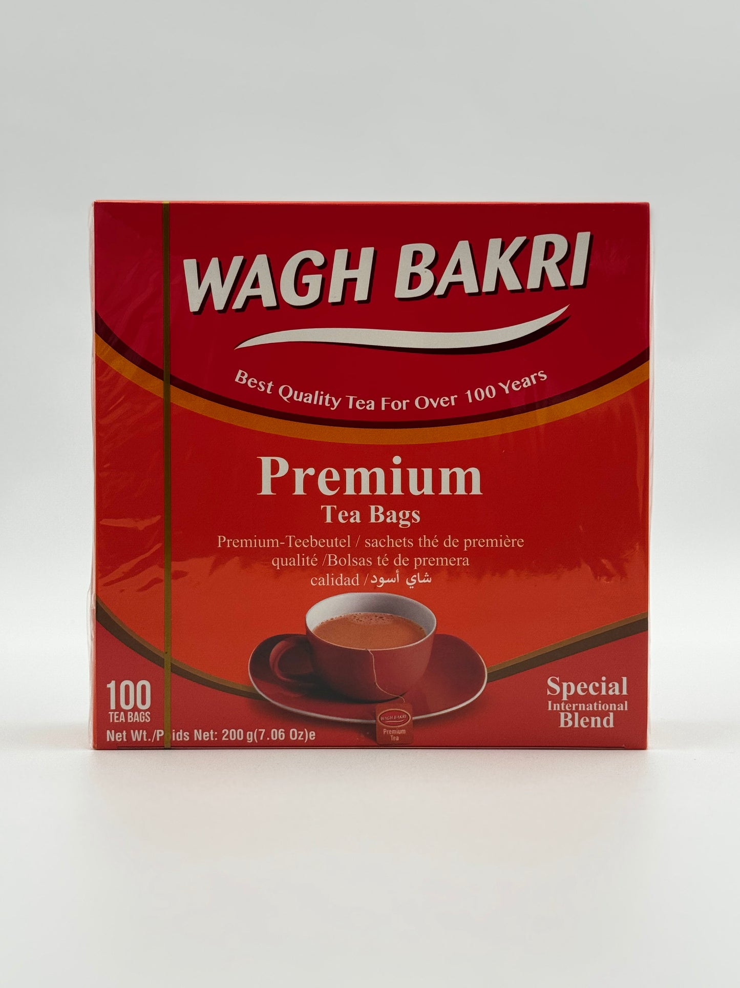 Wagh Bakri Premium 100 Tea Bags - 200 Gm (7.06 Oz)