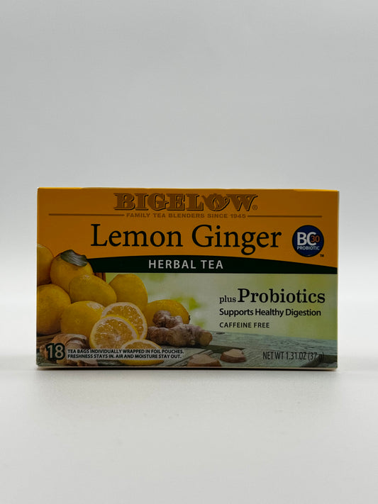 Bigelow Herbal Tea  Lemon Ginger 18 Pk - 37 Gm