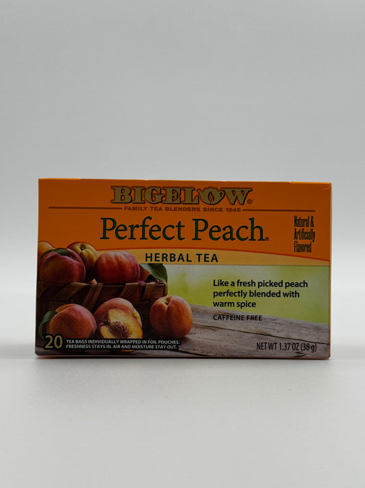 Bigelow Tea Perfect Peach 20 Pk - 38 Gm