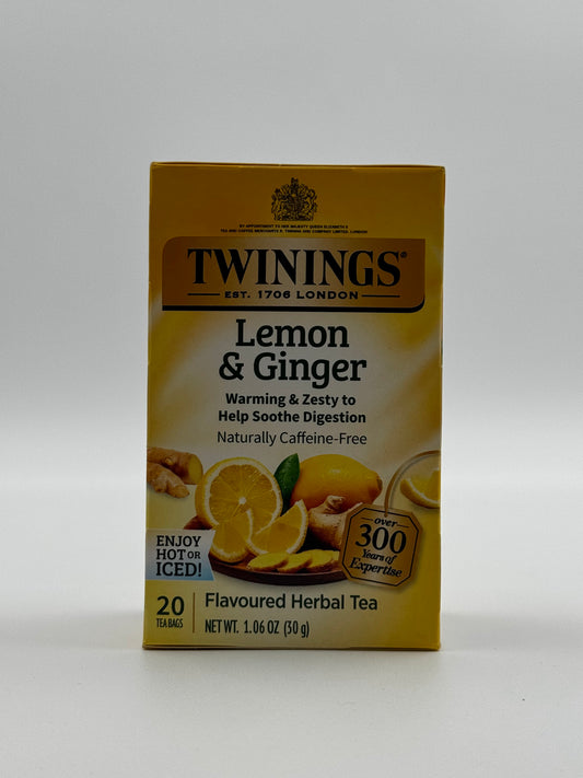 Twinings Tea Lemon Ginger 20 Pk - 30 Gm