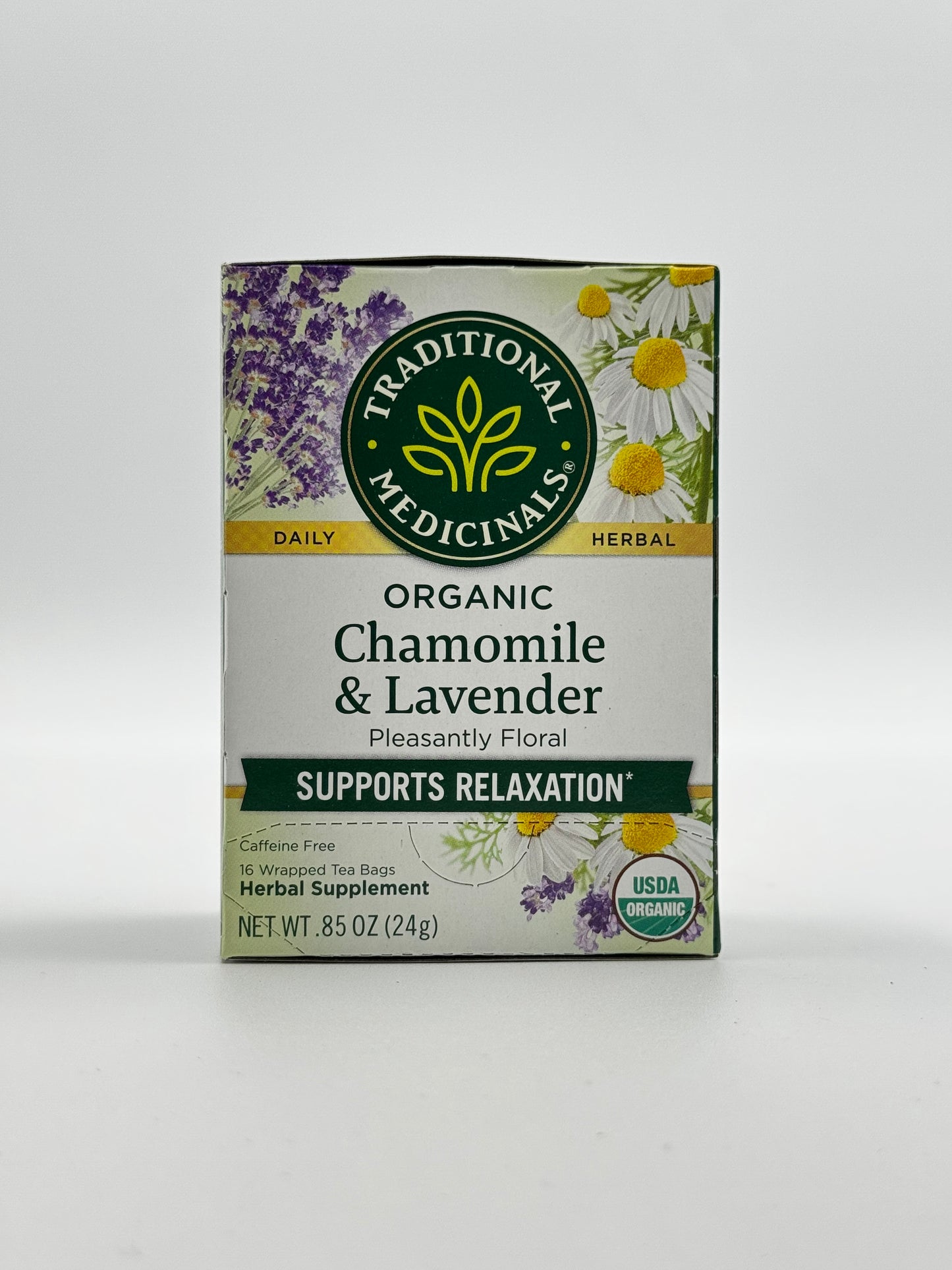 TM Organic Tea Chamomile Lavender 16 Pk - 24 Gm