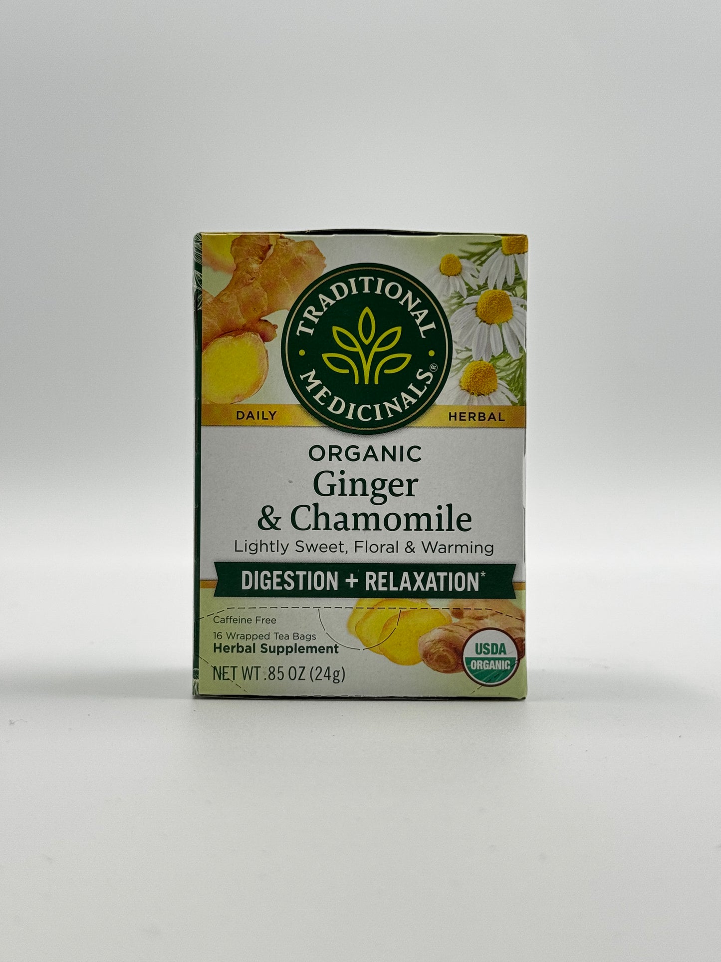 TM Organic Tea Ginger Chamomile 16 Pk - 28 Gm