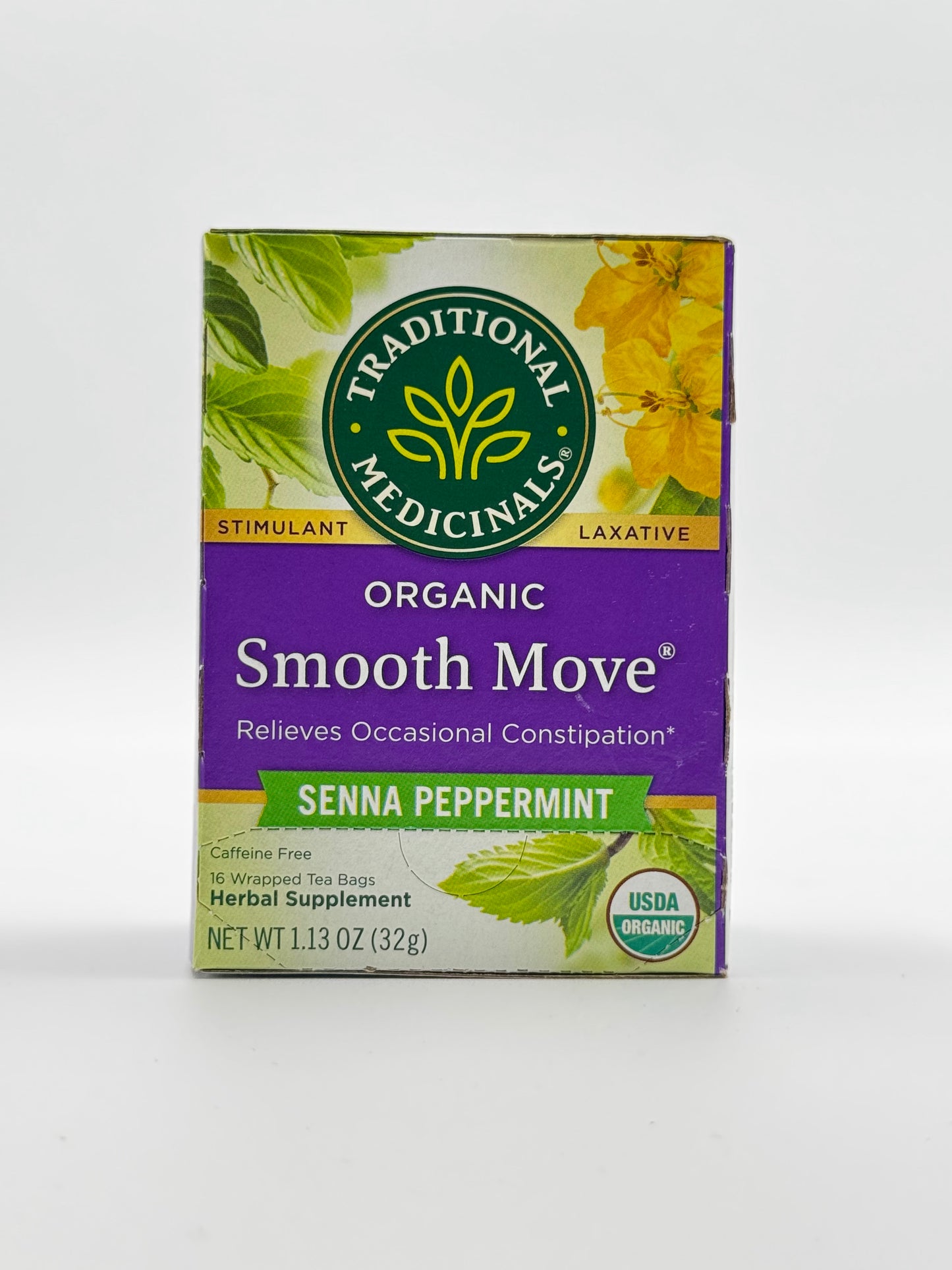 T.M Organic Tea Senna Peppermint 16 Pk - 32 Gm
