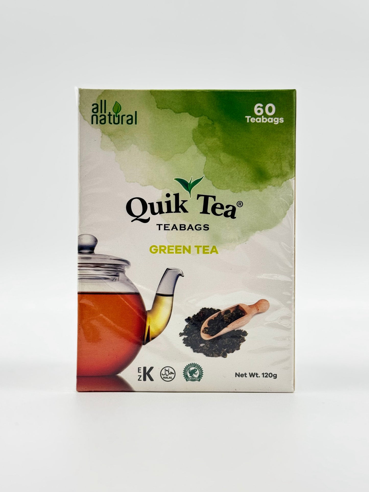 Quik Tea Green Tea 60 Tea Bags - 120 Gm