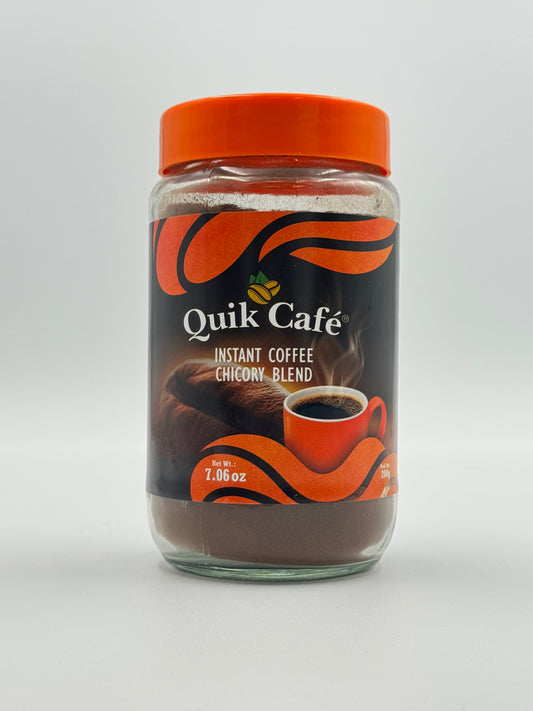Quik Cafe Chicory Blend Instant Coffee - 200 Gm (7.06 Oz)