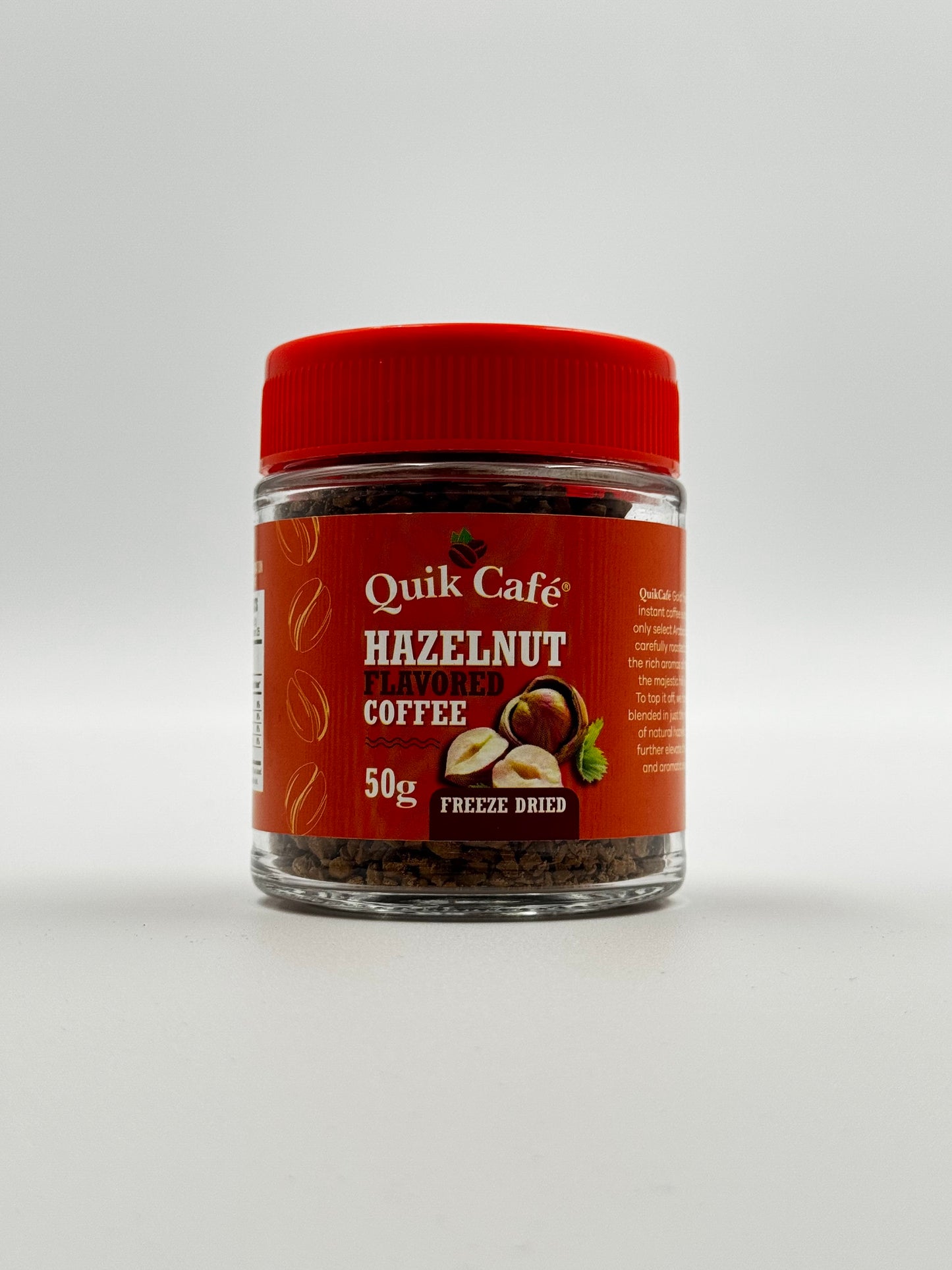 Quik Cafe Hazelnut Coffee - 50 Gm