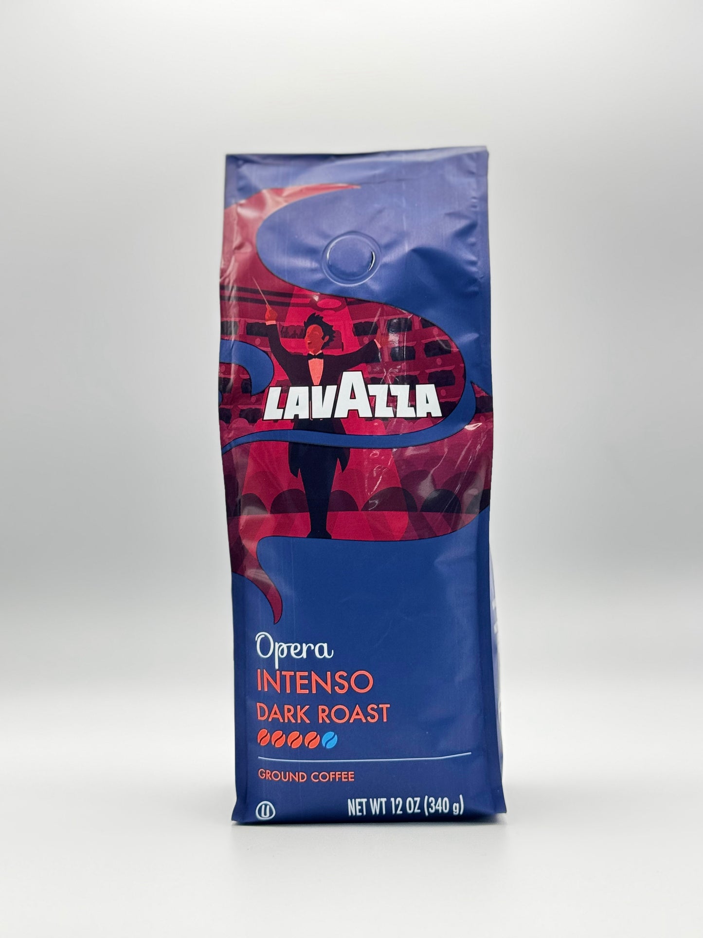 Lavazza Intenso Dark Roast Coffee - 12 Oz (340 Gm)