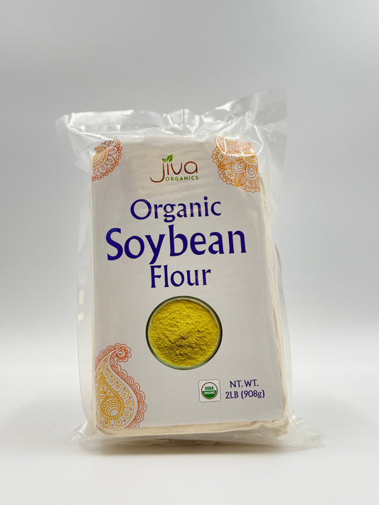 Jiva Organics Organic Soybean Flour - 2 Lb (908 Gm)