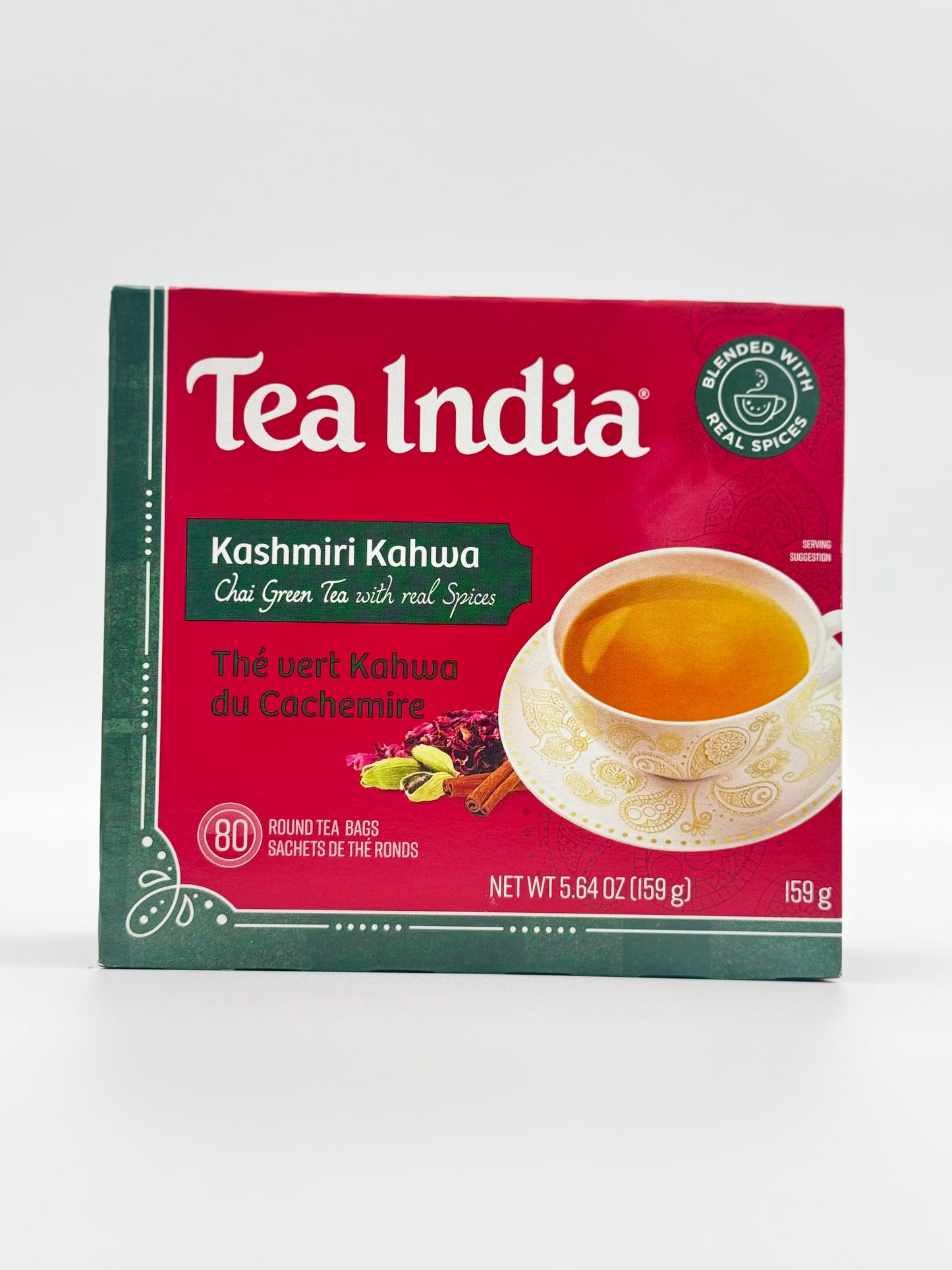Tea India Kashmiri Kahwa 80 Teabags - 159 Gm