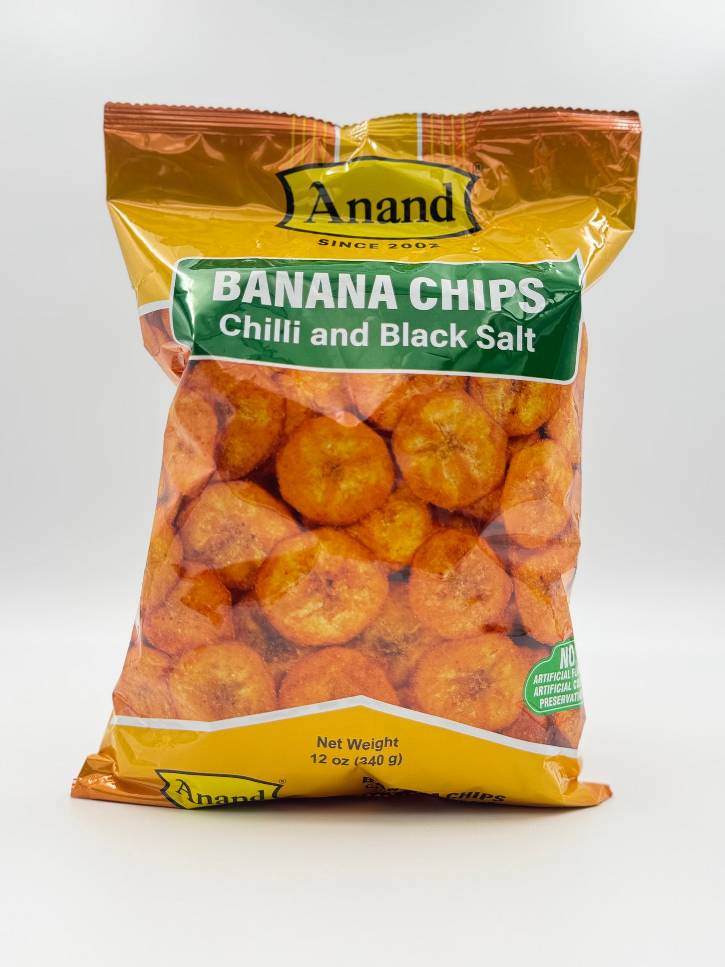 Anand Chlli and Black Salt Banana Chips- 340 Gm