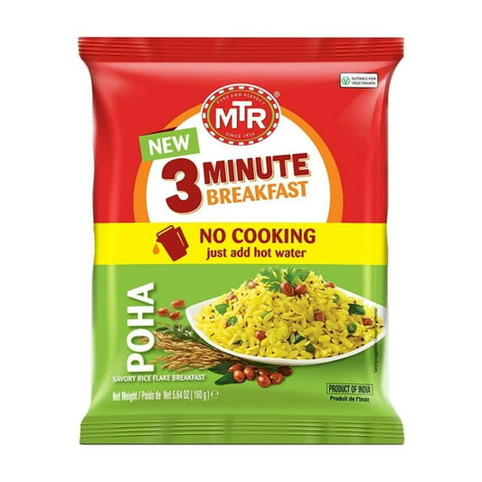 MTR 3 Minute Poha - 160 Gm (5.6 Oz)