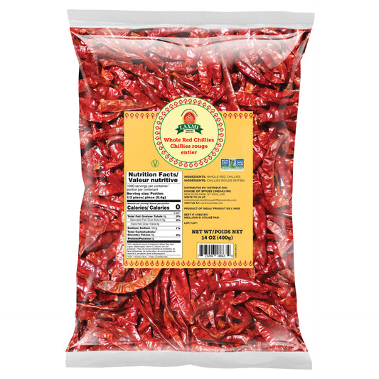 Laxmi Whole Red Chili - 200 Gm (7 Oz)