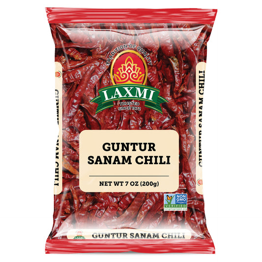 Laxmi Guntur Sanam Chili - 7 Oz (200 Gm)