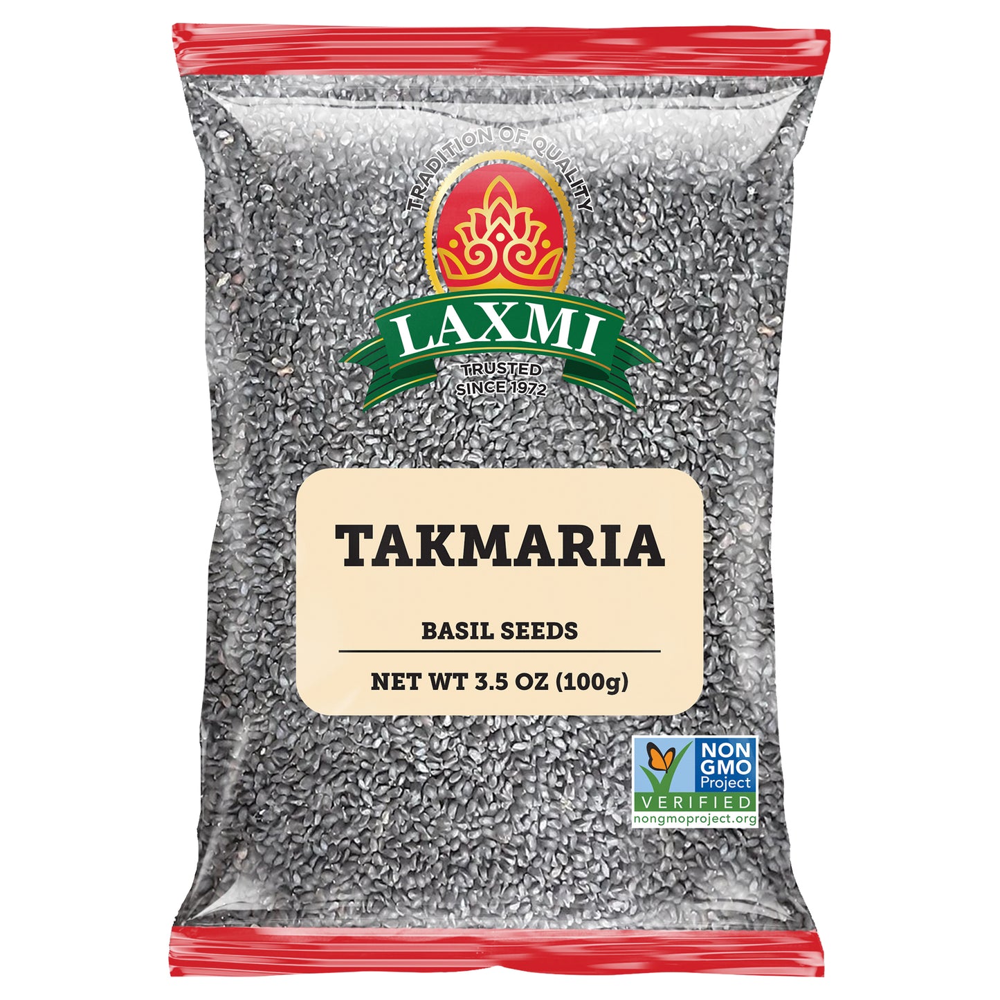 Laxmi Takmaria Basil Seeds - 100 Gm (3.5 Oz)