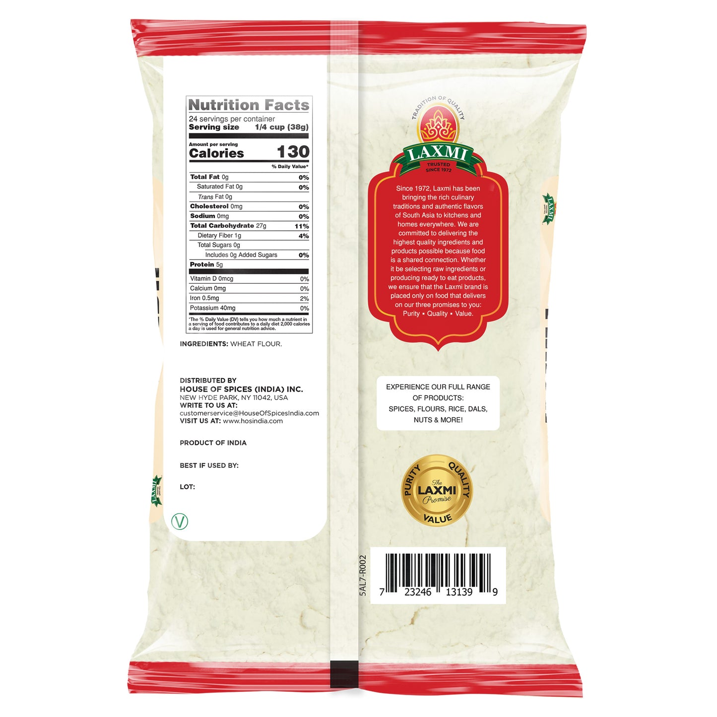 Laxmi Maida All Purpose Flour - 2 Lb (907 Gm)