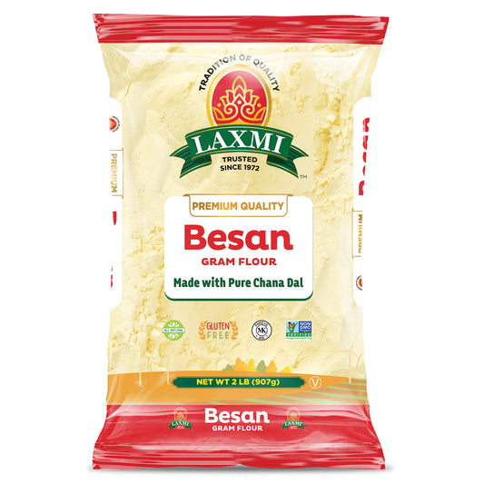 Laxmi Freshly Milled Besan - 2 Lb (907 Gm)